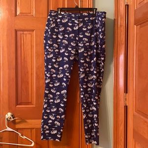 Palm tree dress pants